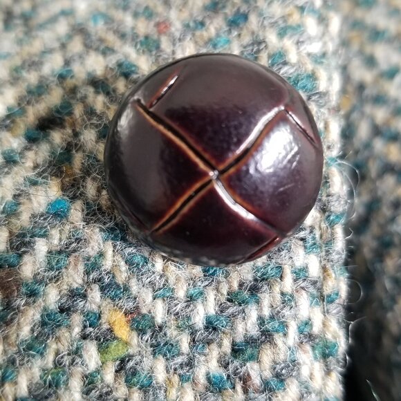 John Molloy Donegal Tweed Mens 42/44 Wool Sport Coat Blazer Jacket Ireland - Picture 6 of 10